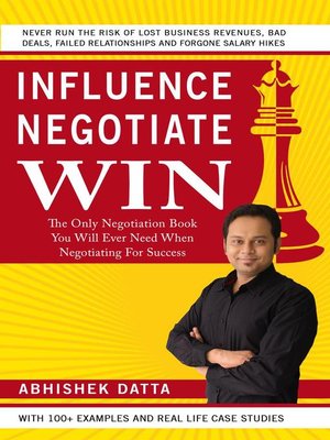 cover image of Influence Negotiate Win